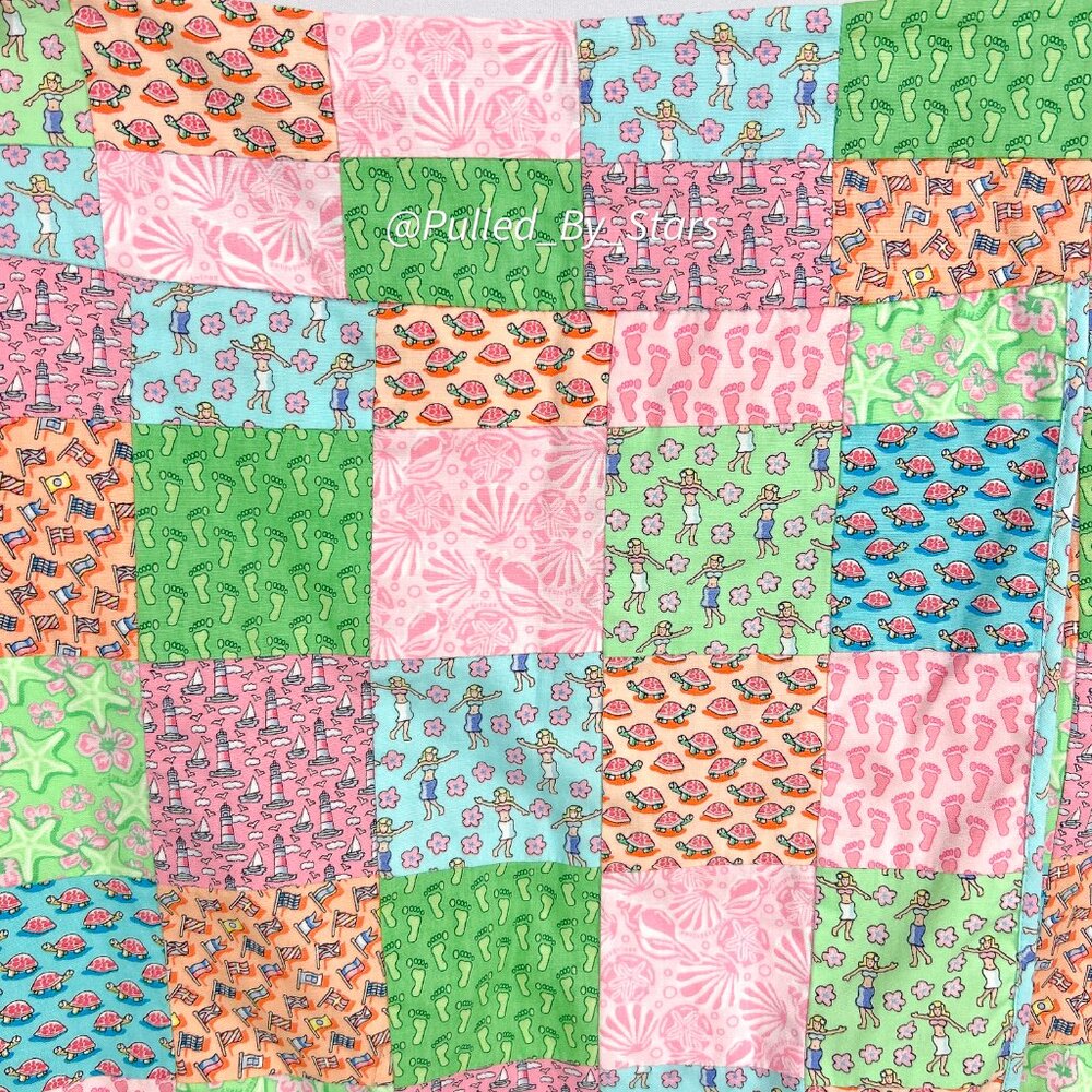 VINEYARD VINES Colorful Pastel Summertime Patchwork A-Line Skirt - Size 6 - EUC! - Picture 4 of 14